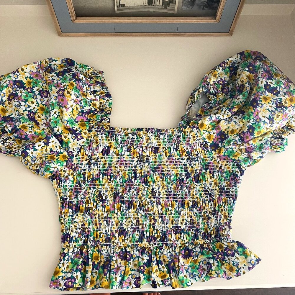 Endless Rose Smocked Floral Top